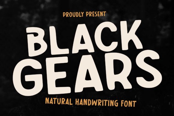 Black Gears: A Bold Font for Small Business Branding
