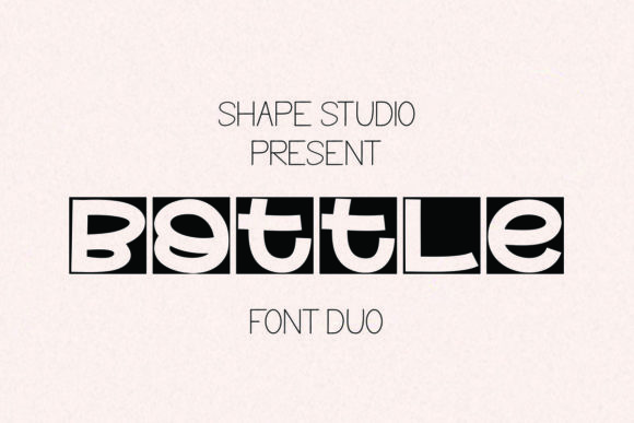 Bottle Duo: A Versatile Font for Creative Branding