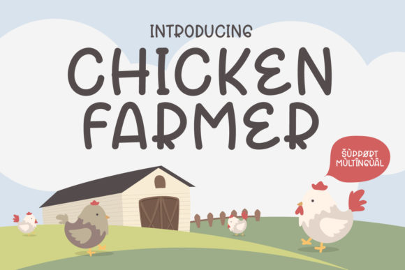 Chicken Farmer Font for Web Design