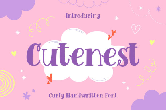 Cutenest: A Playful Display Font for Creative Projects