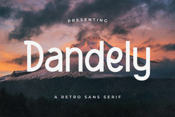 Dandely: A Retro-Inspired Display Font for Web Design