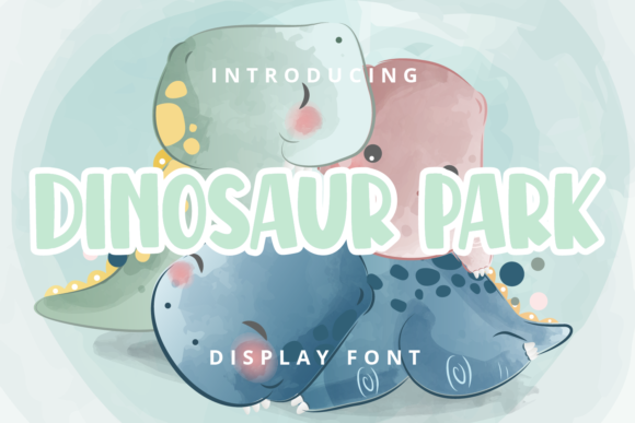 Dinosaur Park Font for Creative Projects