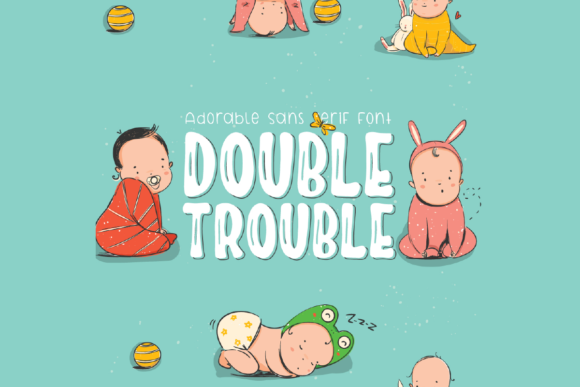 Double Trouble Font: A Playful Touch for Branding