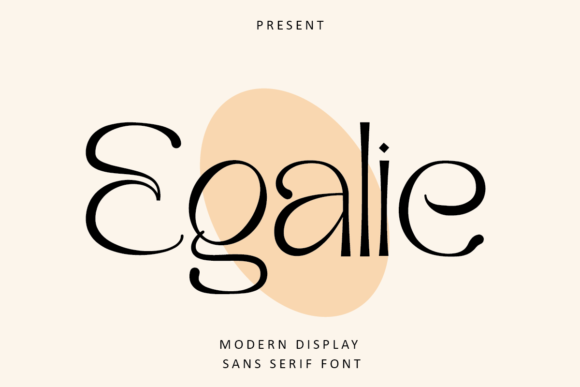 Egalie: A Modern Display Font for Polished Branding
