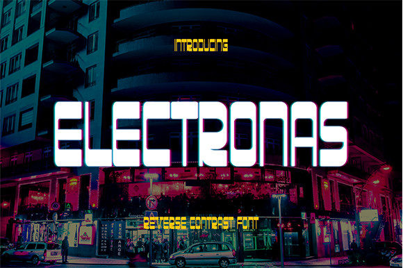 Electronas Font for Modern Branding and Digital Campaigns