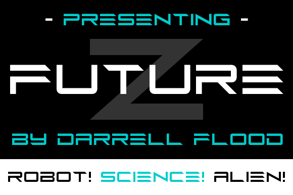 Future Z Font for Handmade and Commercial Craft Projects