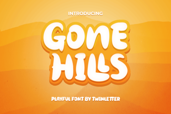 Gone Hills Font for Editorial Design and Creative Projects
