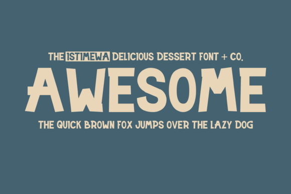 Istimewa: A Bold Display Font for Branding Projects