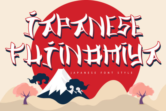 Japanese Fujinomiya Font for Handmade Creations
