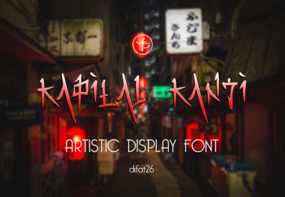 Kapital Kanji: A Japanese-Inspired Display Font for Bold Branding