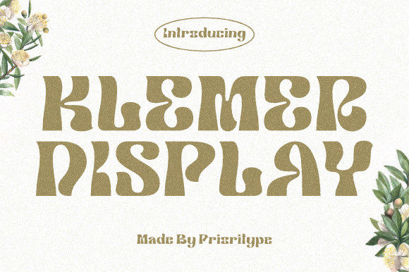 Klemer: A Whimsical Display Font for Handmade Creations