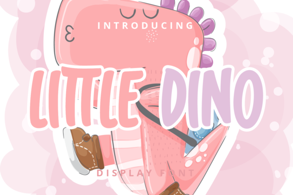 Little Dino Font for Handmade Creations