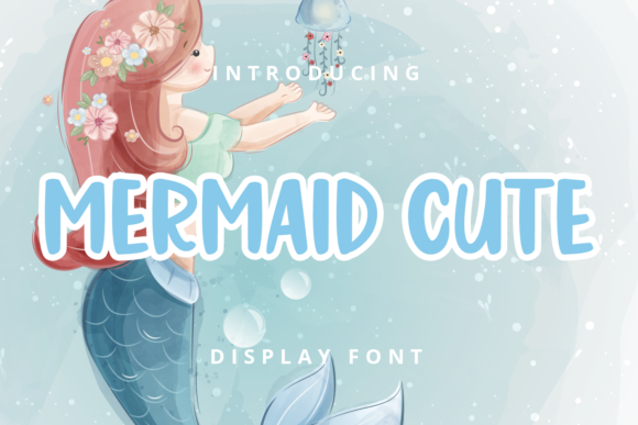 Mermaid Cute Font for Web Design Projects