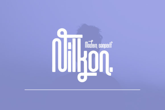 Nilkon: A Modern Display Font for Web Design Projects