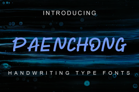 Paenchong: A Bold Display Font for Modern Web Design