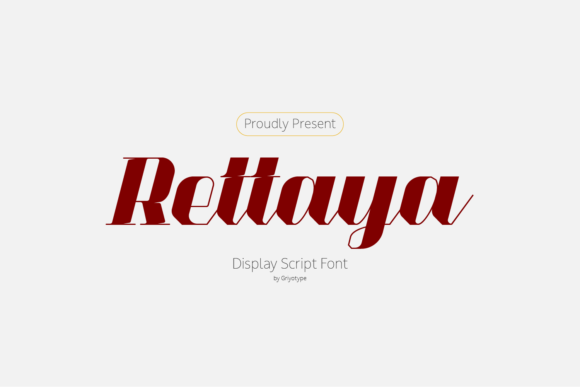 Rettaya: A Bold Display Font for Creative Makers