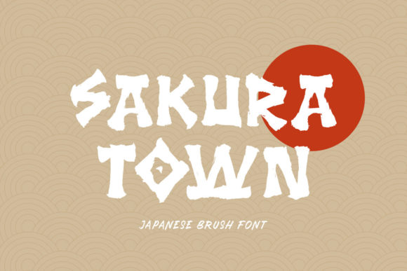 Sakura Town Font for Handmade and Commercial Designs