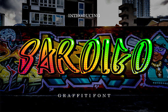 Saroigo Font Review: Street Art Meets Branding