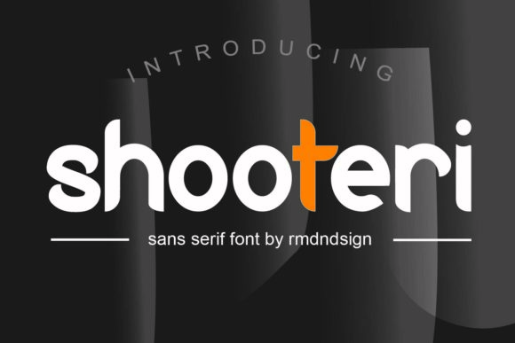 Shooteri: A Modern Display Font for Web Design