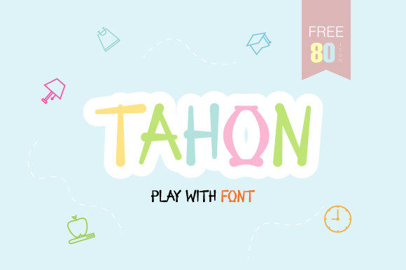 Tahon: A Simple and Casual Display Font for Modern Branding
