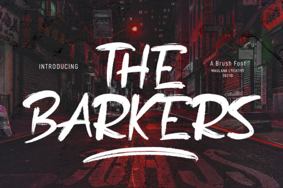 The Barkers: A Street Art Font That Elevates Brand Design