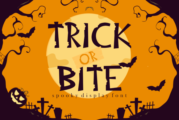 Trick or Bite Font for Halloween Branding