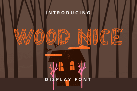 Wood Nice Font for Web Design and Brand Identity