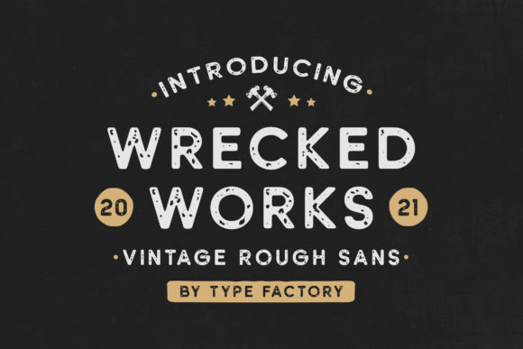 Wrecked Works Font Review for Real Projects