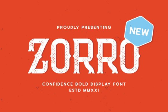 Zorro Display Font for Halloween Campaigns